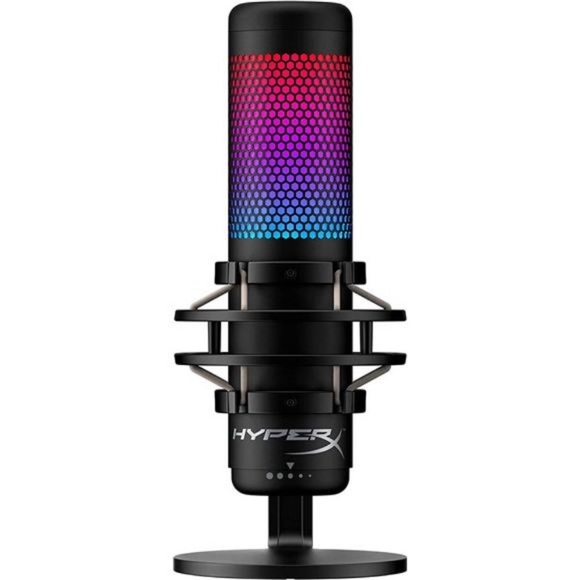 RGB USB Condenser Microphone for PC PS4 PS5 and Mac Anti-Vibration Shock